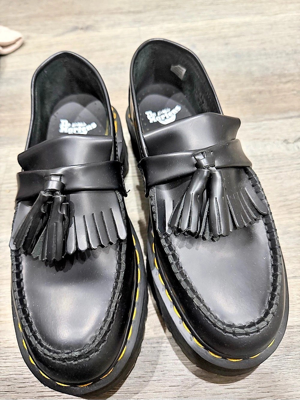 Dr. Martens Adrian Bex Smooth Leather Tassel Loafers Black